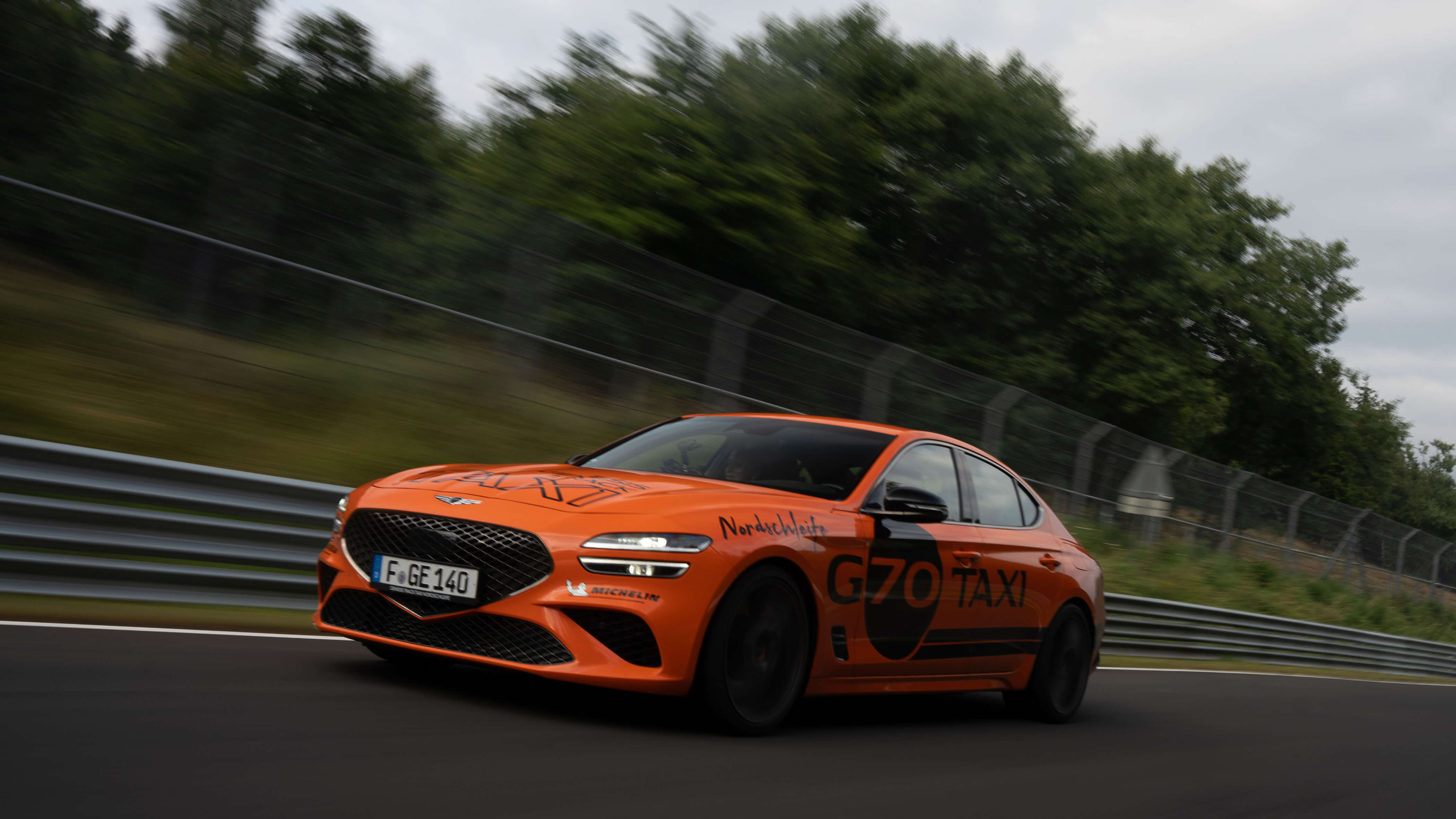 Ein perfektes Team: Der Genesis G70 auf dem Nürburgring
