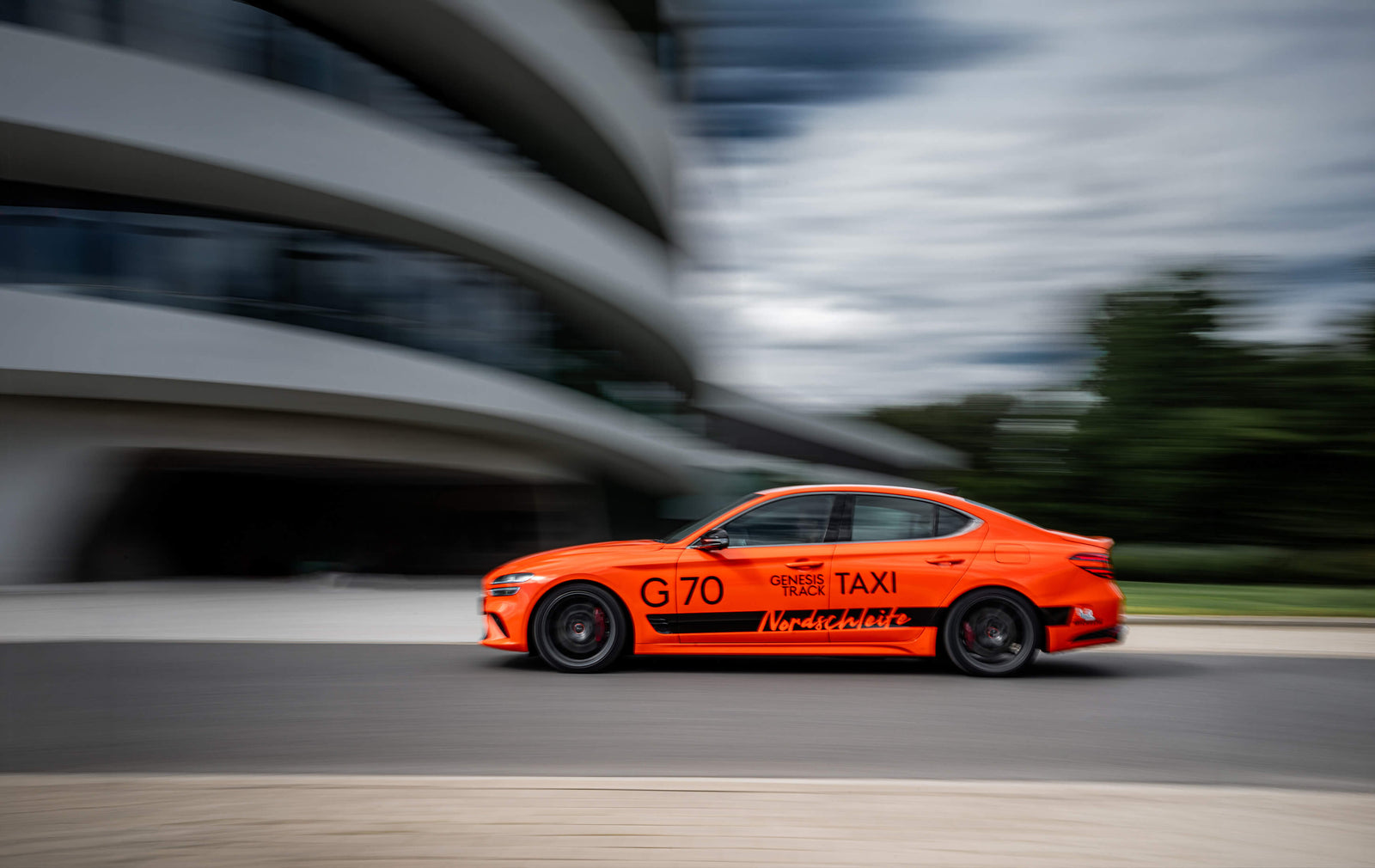 Genesis G70 Track Taxi